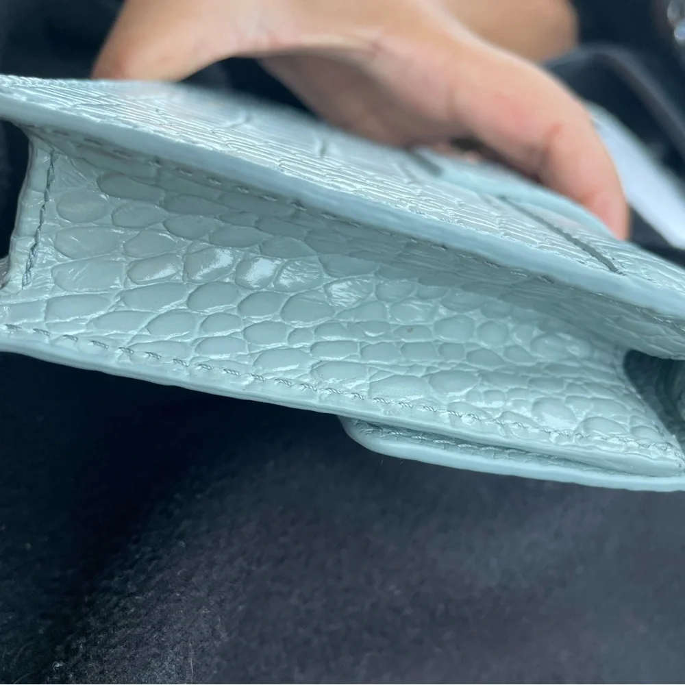 Strathberry Crescent  Croc-Embossed leather bag - Picture 7 of 11
